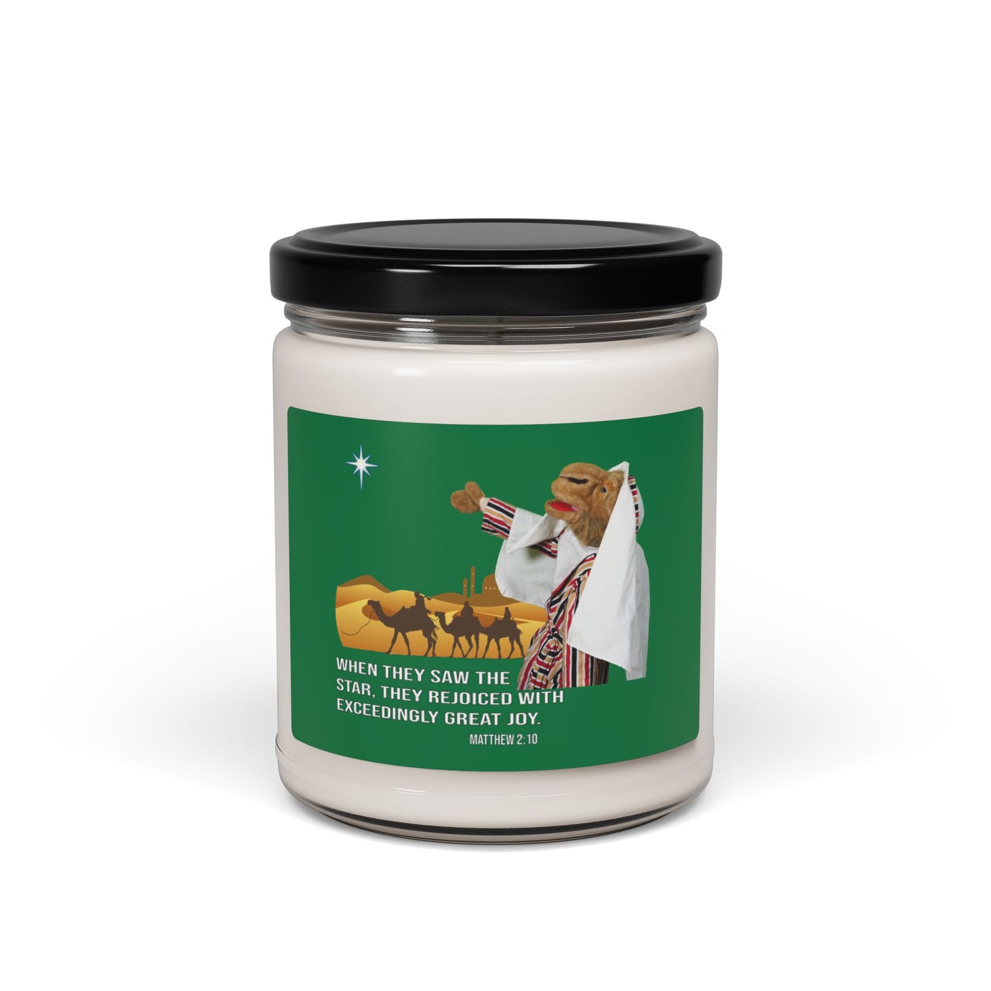 Kamil and the Wise Men Scented Soy Candle, Three Scents, 9oz