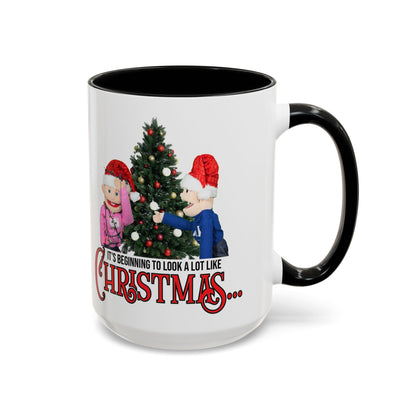 James and Julia Christmas Accent Coffee Mug (11, 15oz)