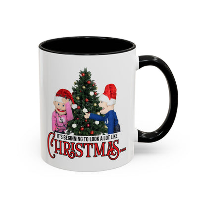 James and Julia Christmas Accent Coffee Mug (11, 15oz)